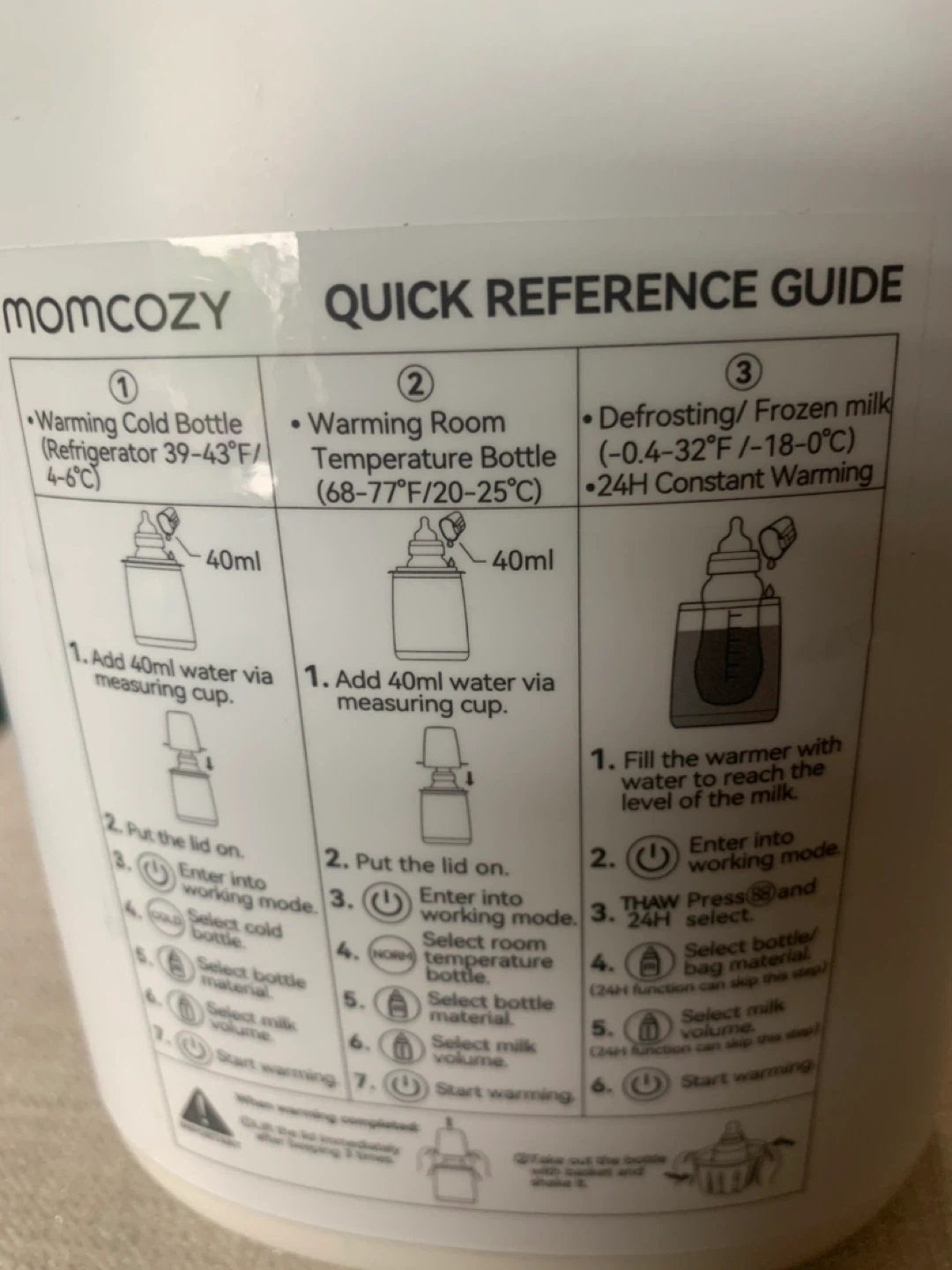Momcozy Instant Bottle Warmer - photo 4