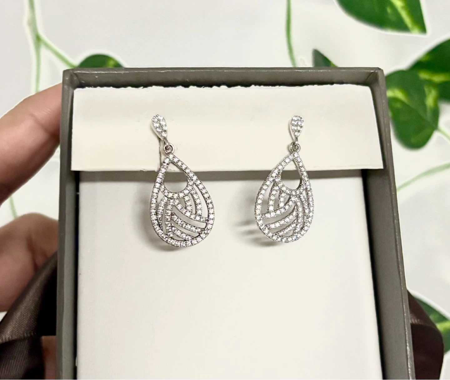 Michael Hill Drop Earrings With Cubic zirconia  Sterling Silver - photo 2