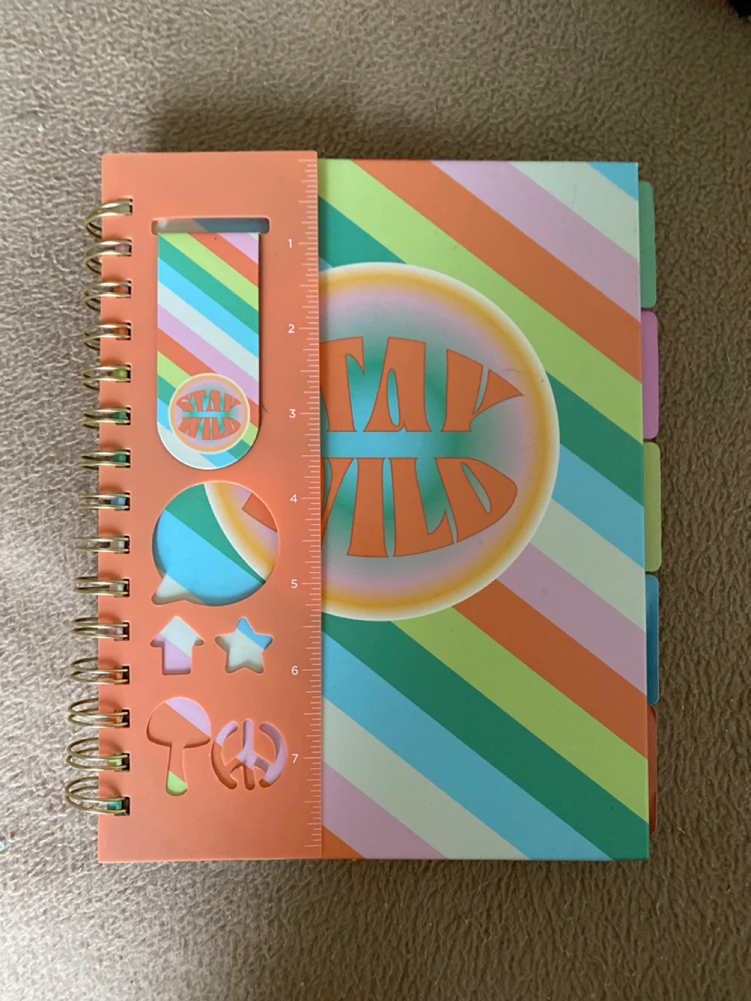 Stay Wild Spiral Notebook