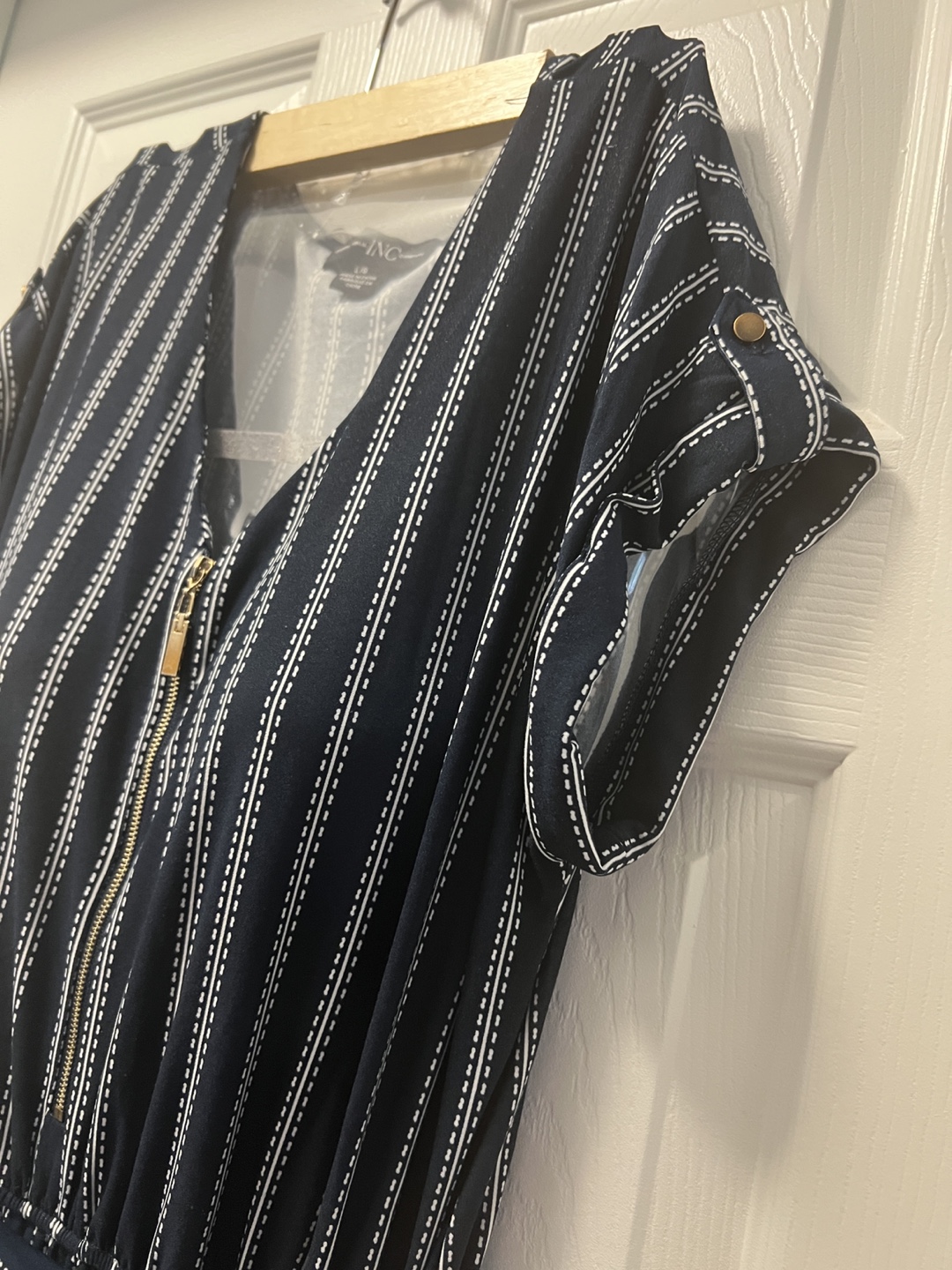 INC International Concepts Striped Jumpsuit - photo 3