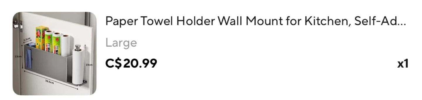 Paper Towel Holder Wall Mount - photo 2