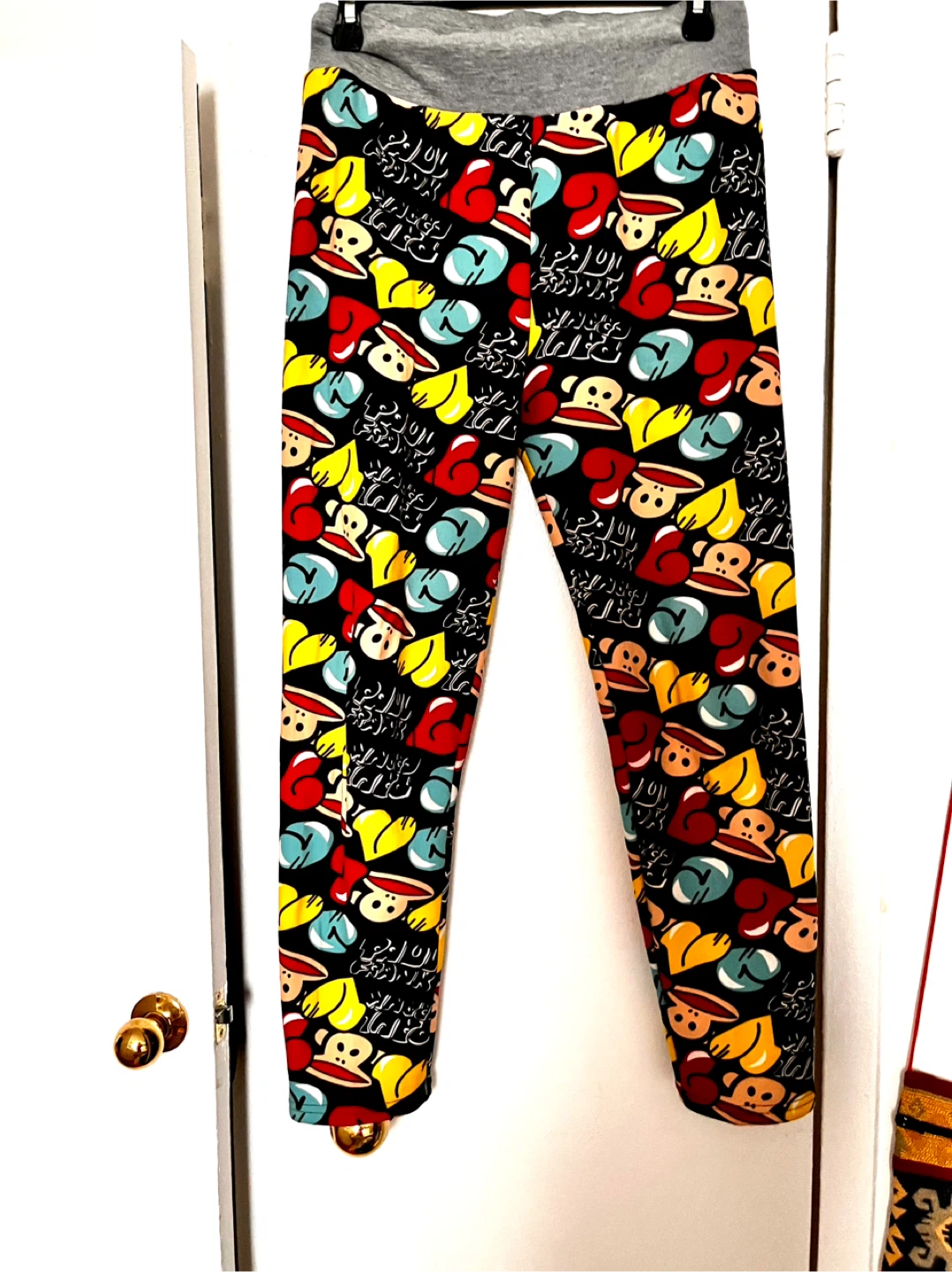 Julius Monkey Print Winter Leggings size M