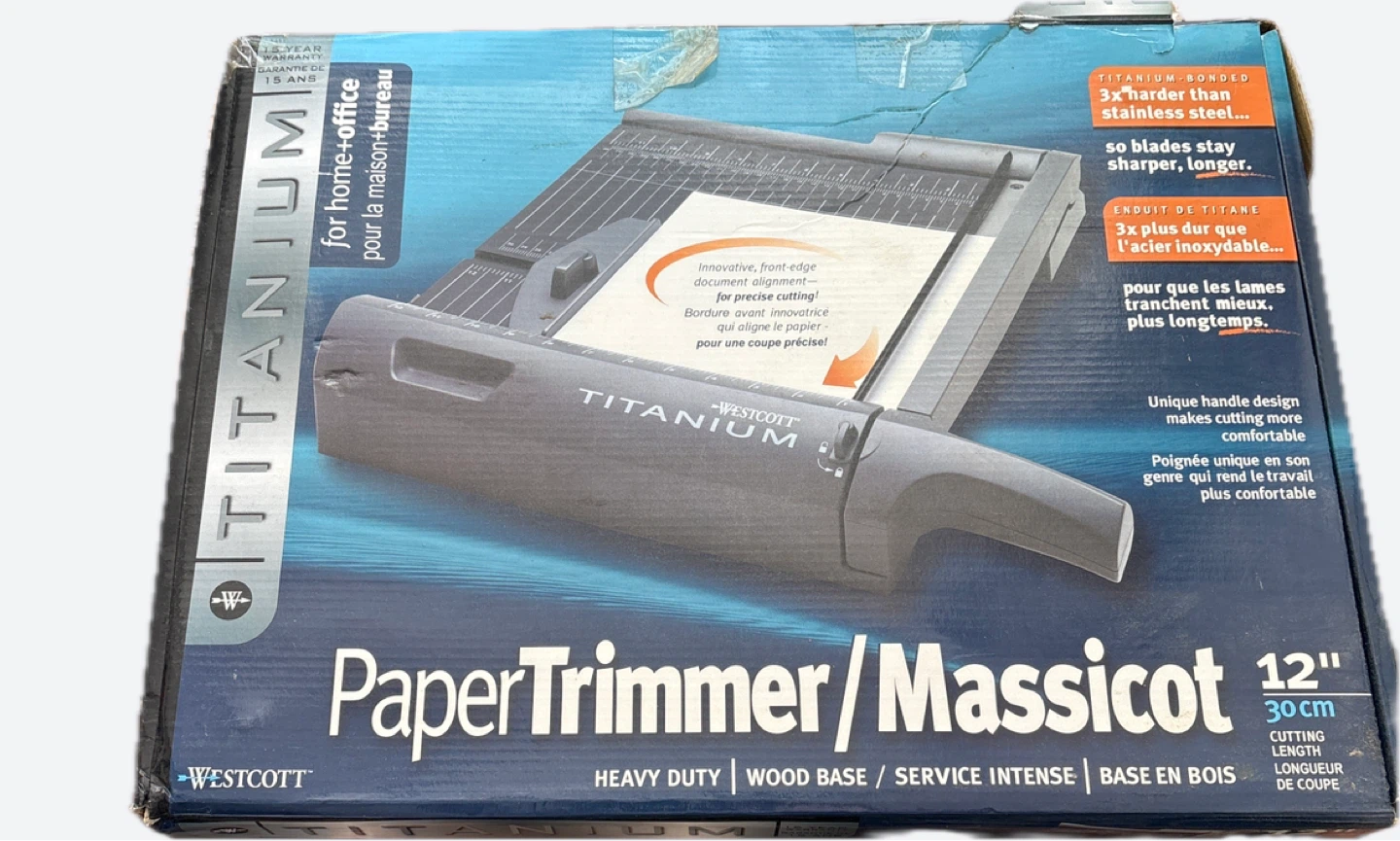 Westcott Titanium Paper Trimmer/Massicot 12"