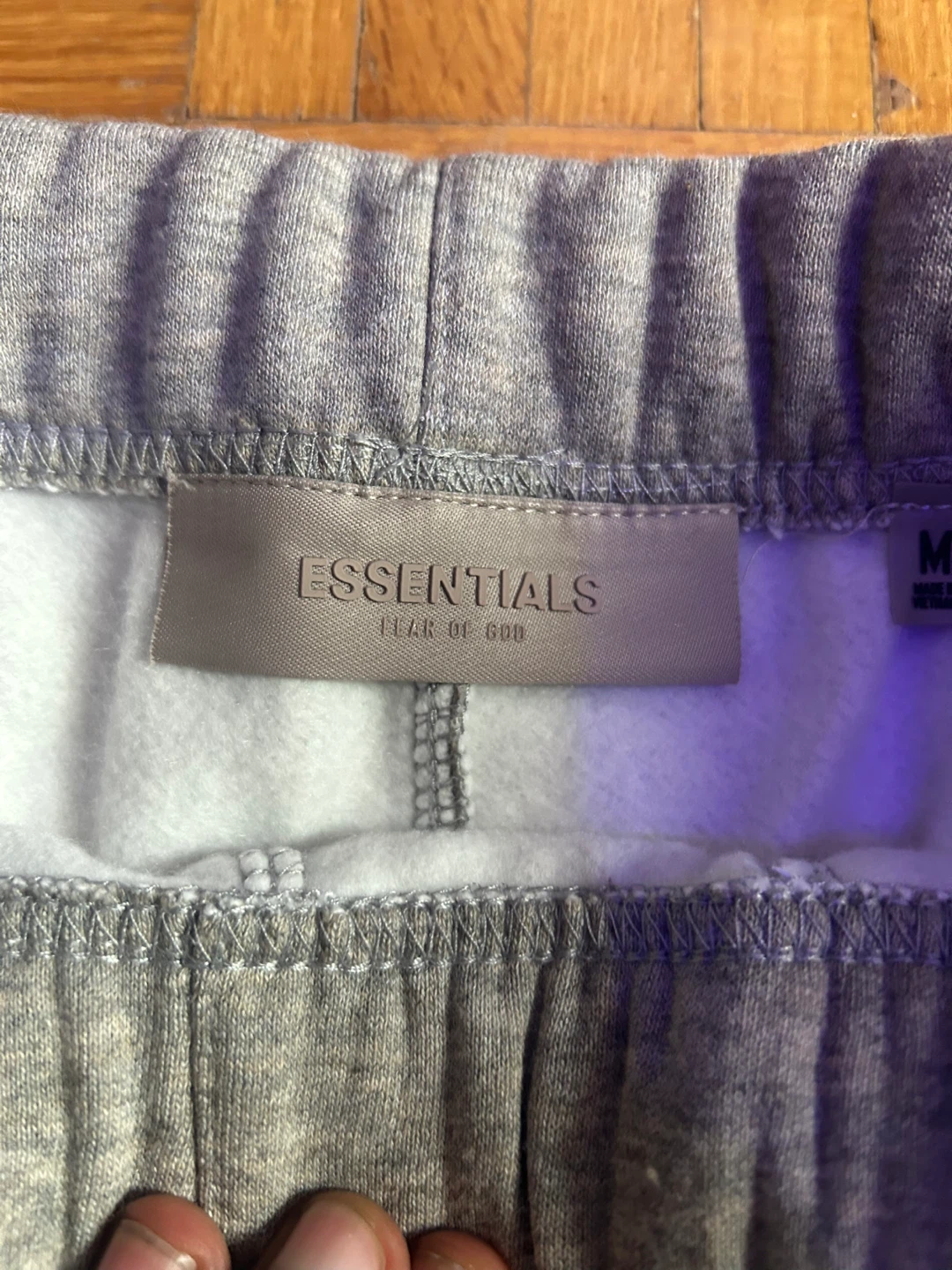 ESSENTIALS Fear of God Grey Sweat Shorts - Medium - photo 3