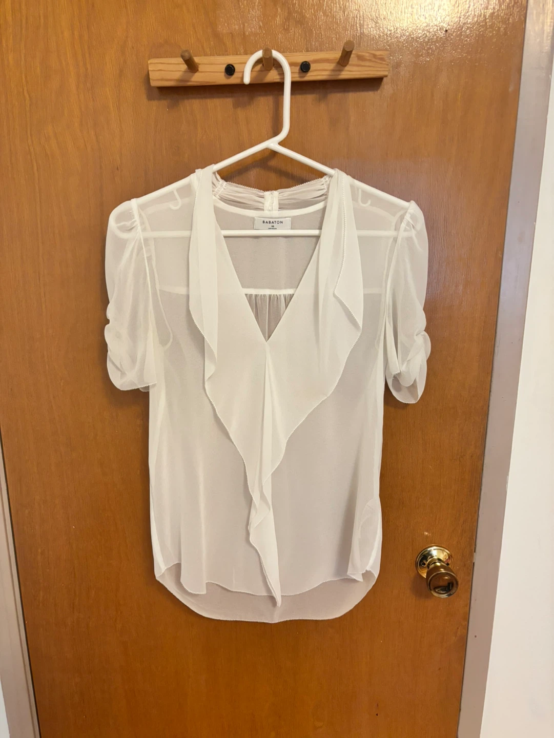 Babaton silk blouse (size XS)