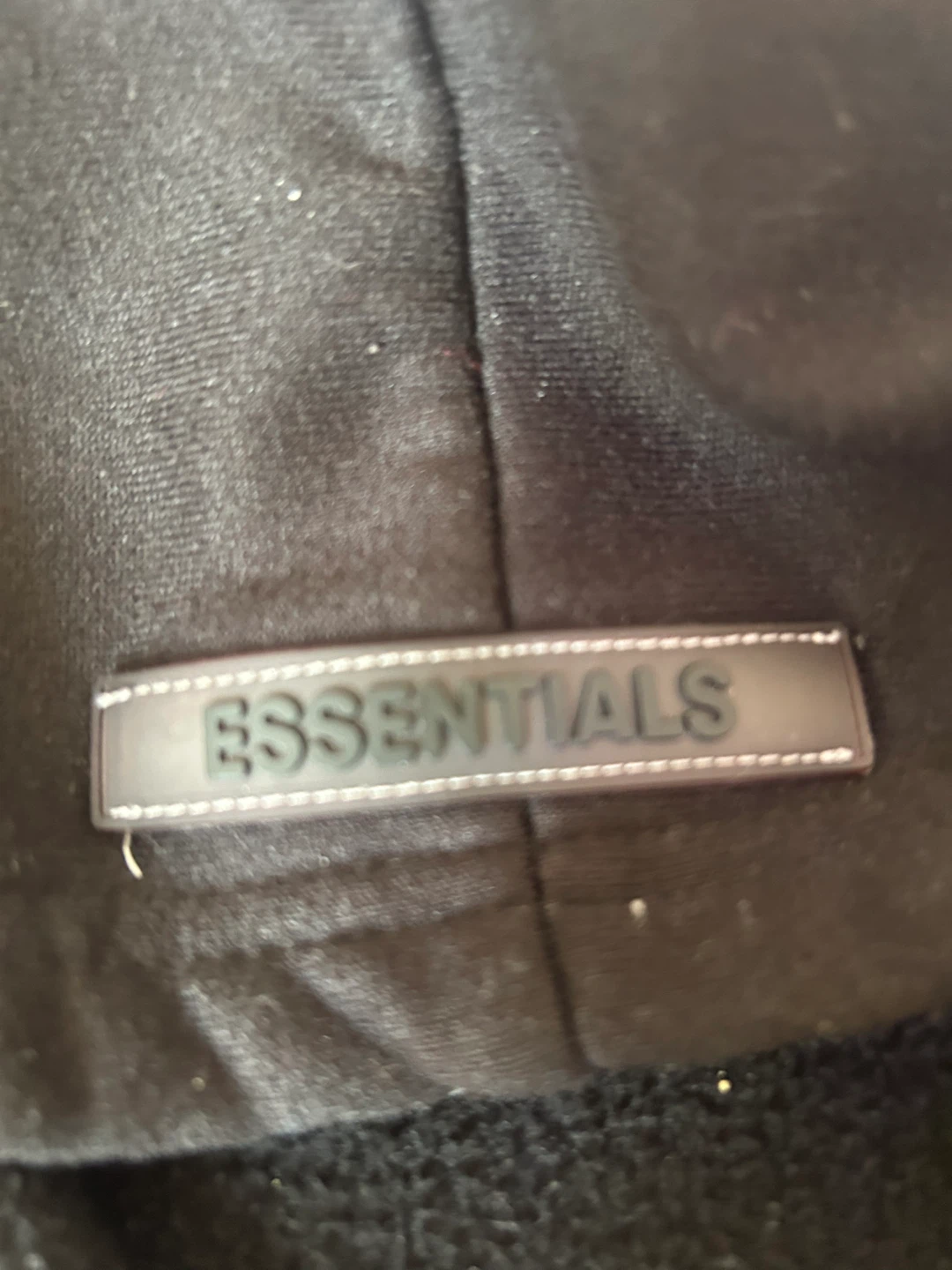 Black Fear of God Essentials Hoodie - photo 2