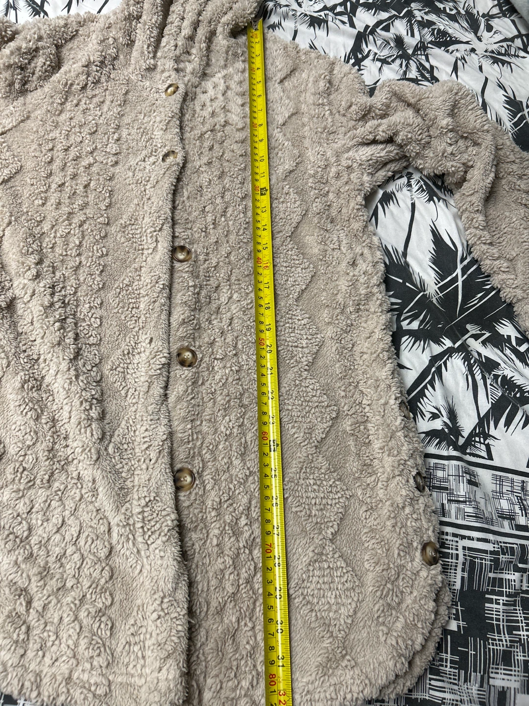 Cozy Tan Sherpa Hooded Cardigan - photo 5