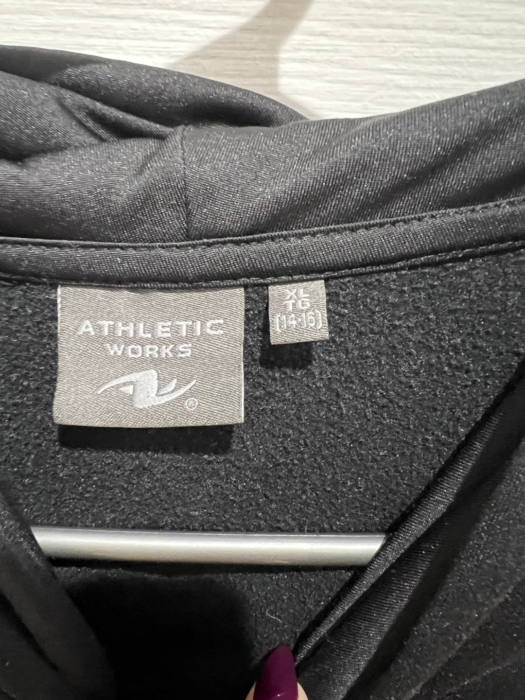 Athletic Works Boys' Size XL Black Soccer Hoodie - photo 4