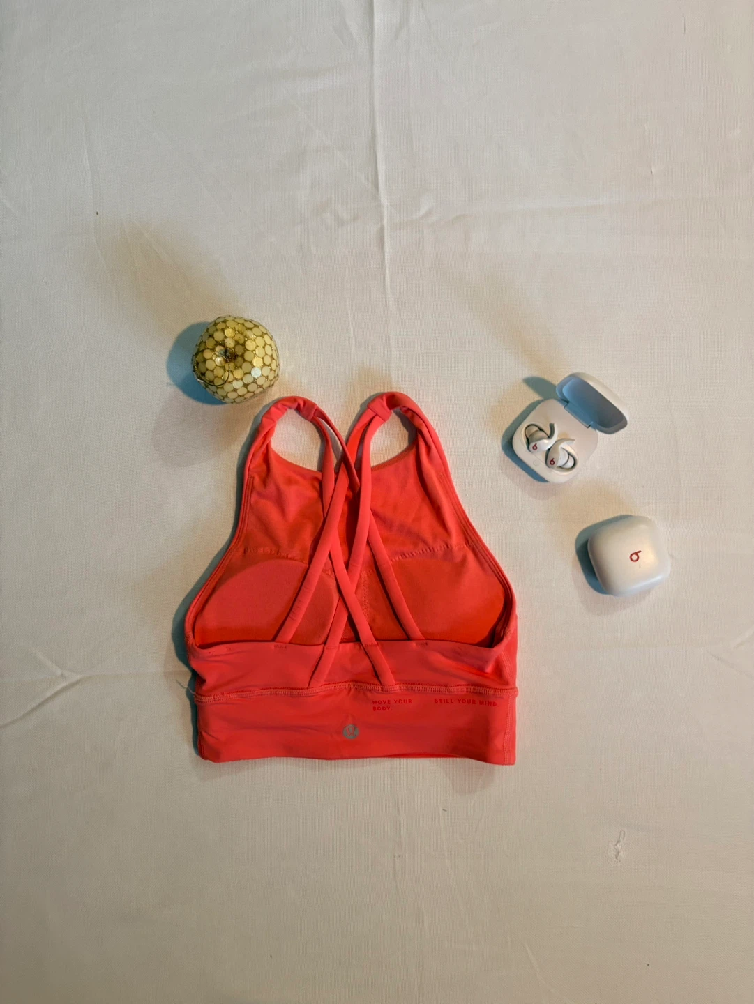 Lululemon Bra Coral Pink Sports Bra