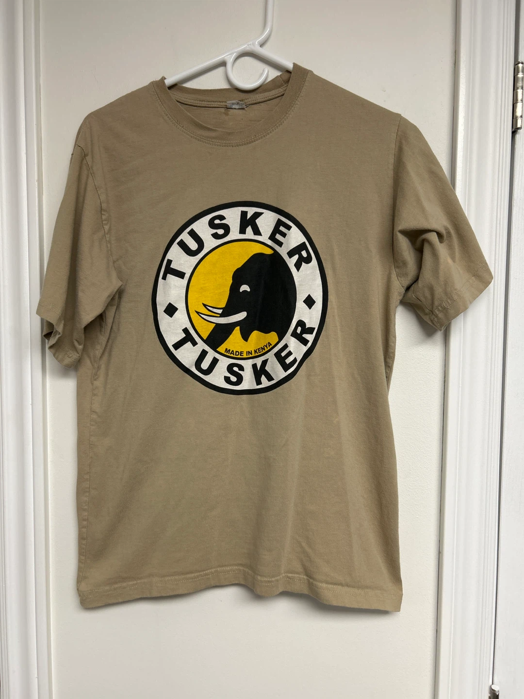 Tusker T-Shirt - Tan - Made in Kenya