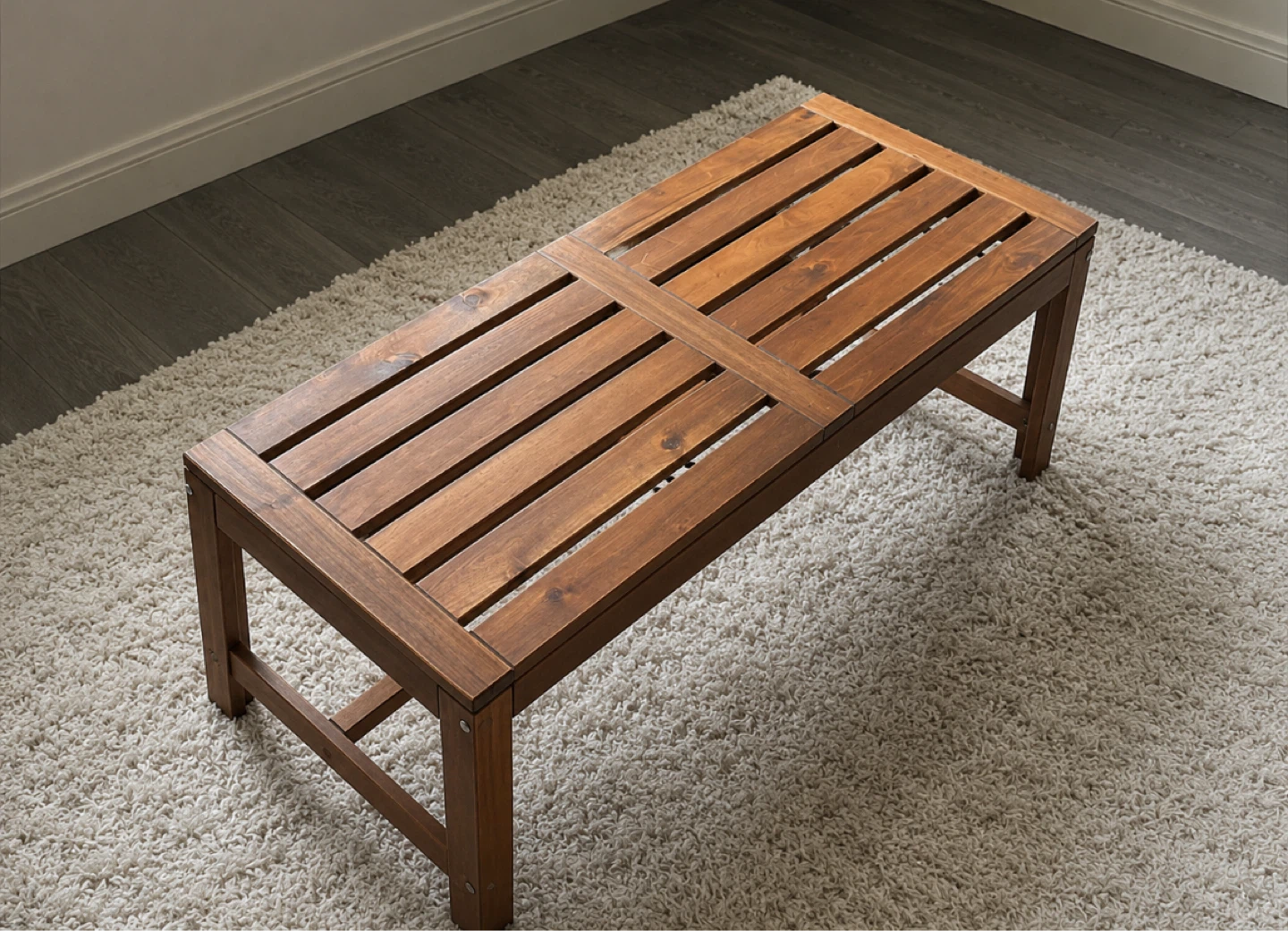 Wooden Coffee Table / Multipurpose Bench - photo 2