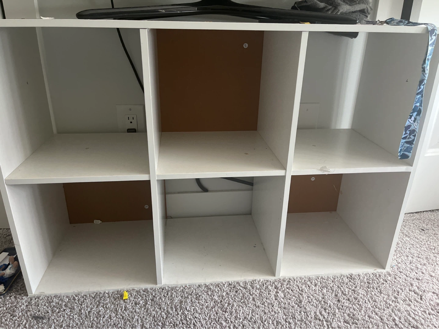 White 6-Cube Storage Organizer