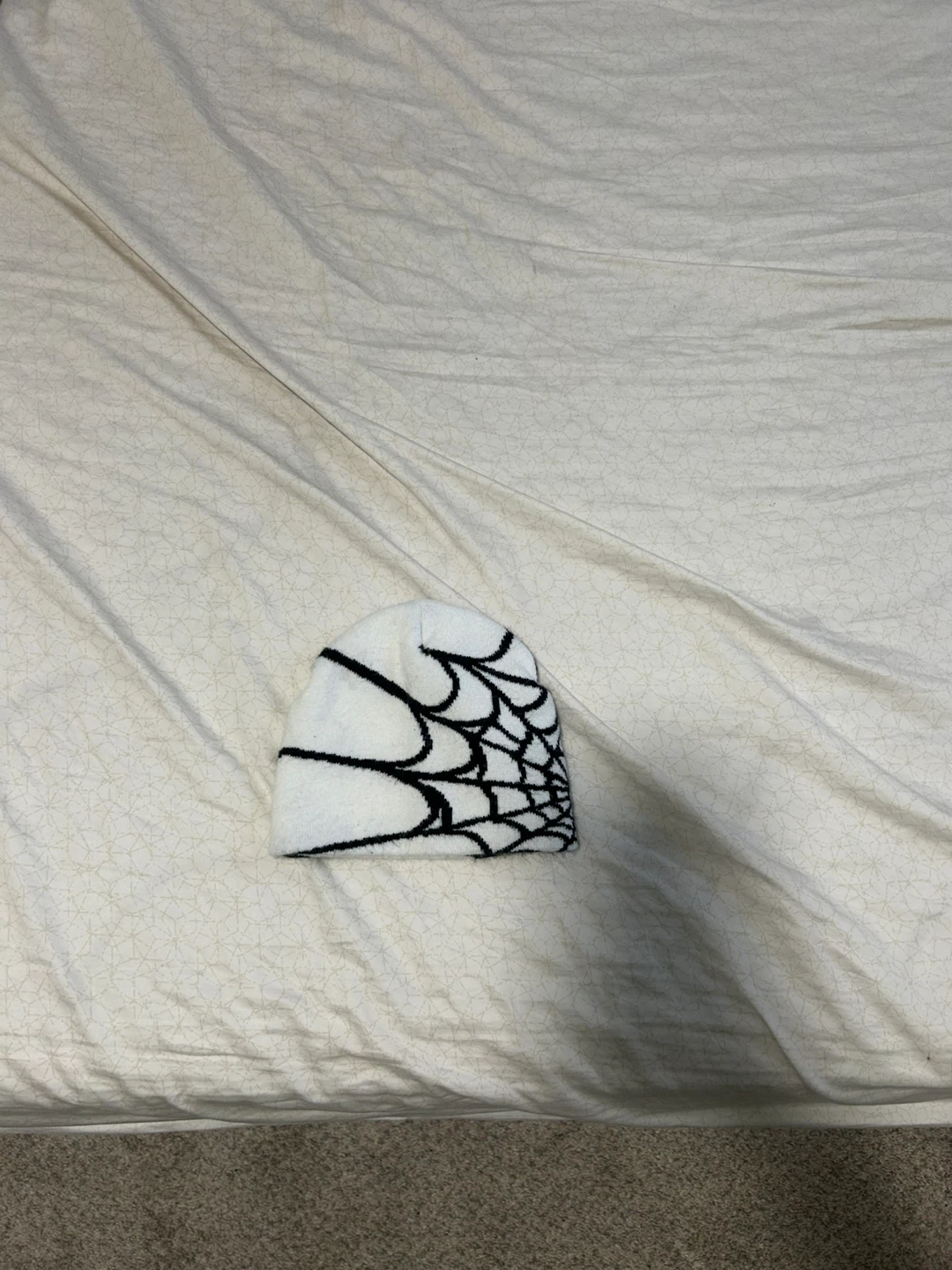 White Spiderweb Beanie - photo 2