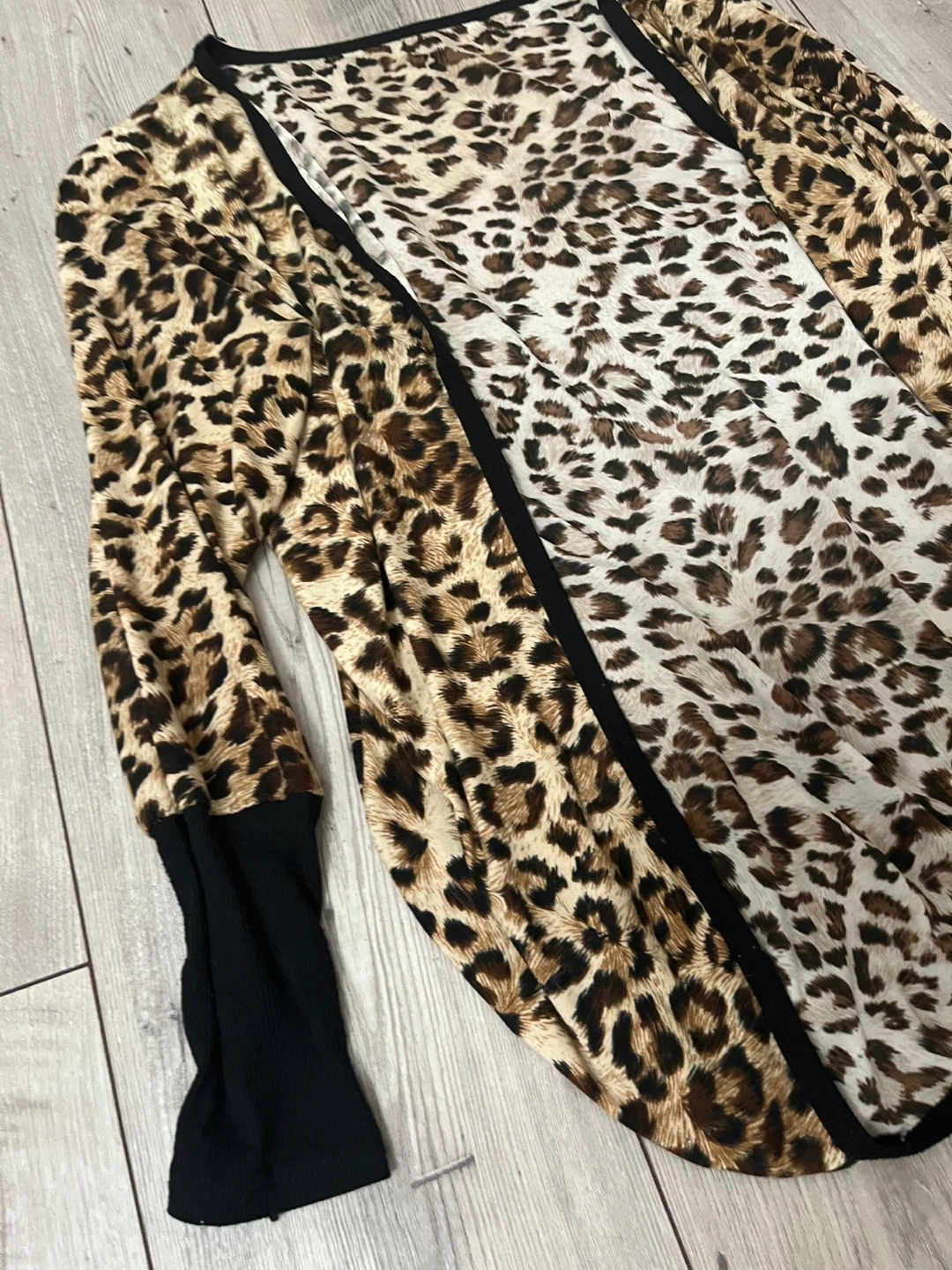 Leopard Print Long Sleeve Top - photo 2