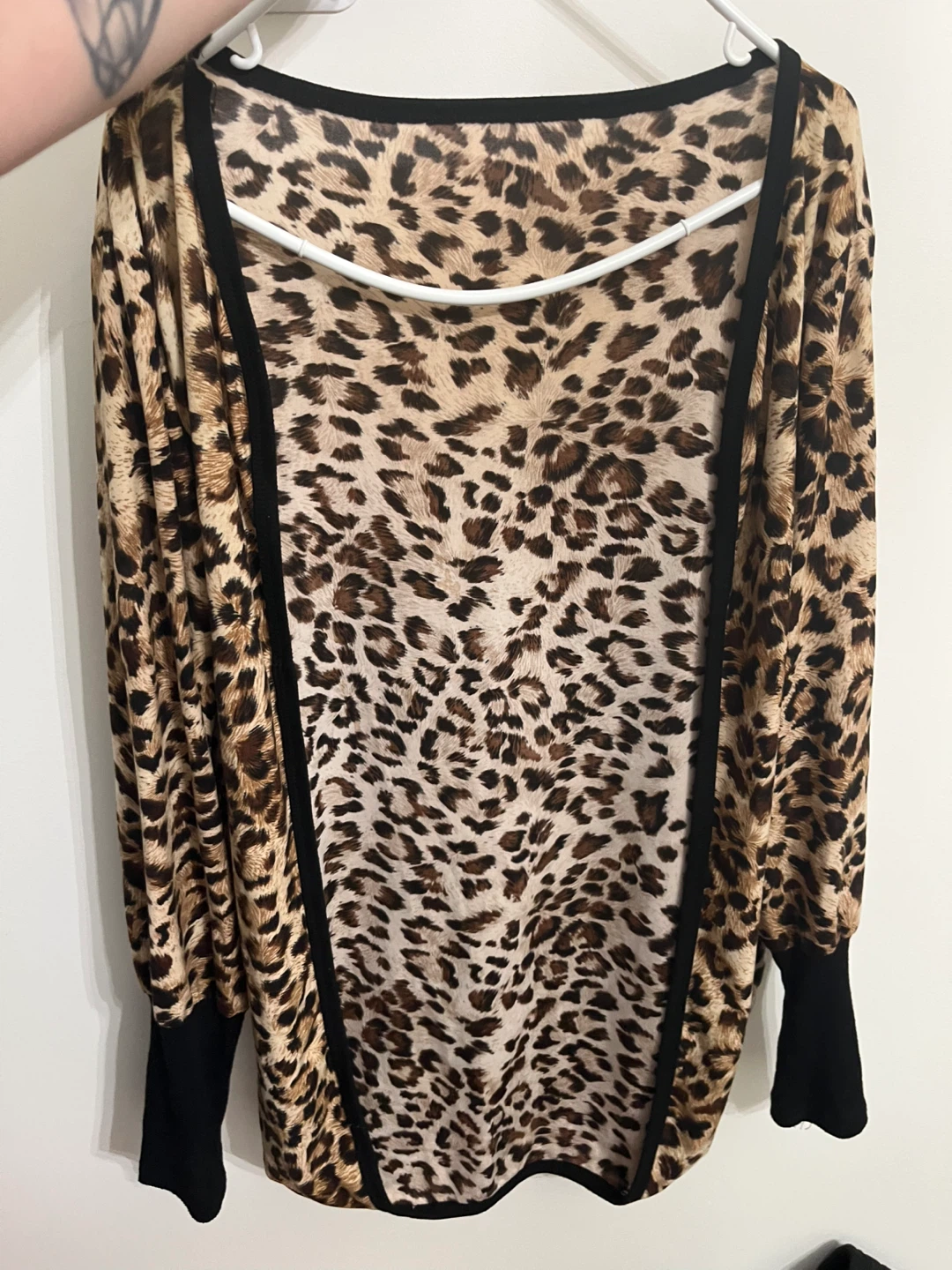 Leopard Print Long Sleeve Top - photo 3