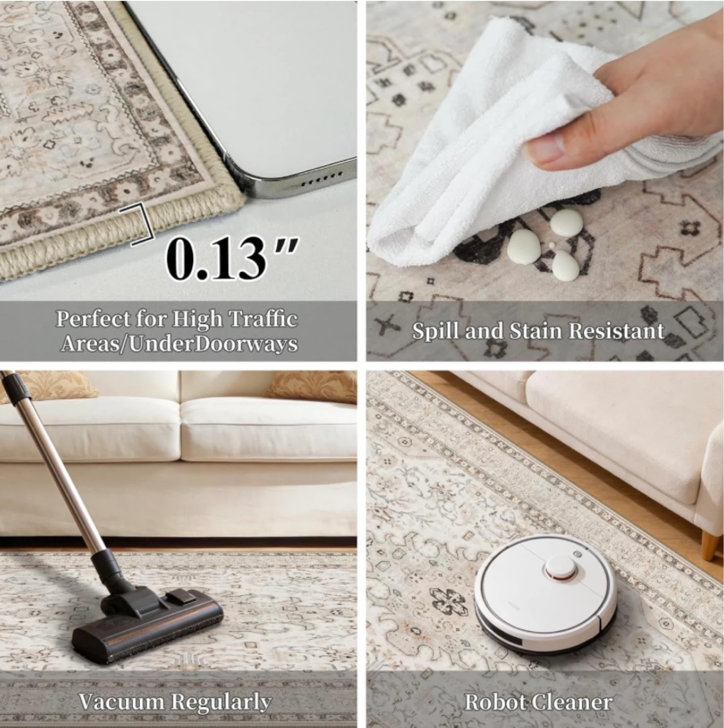 New 3x12 Washable Carpet Runner - photo 4