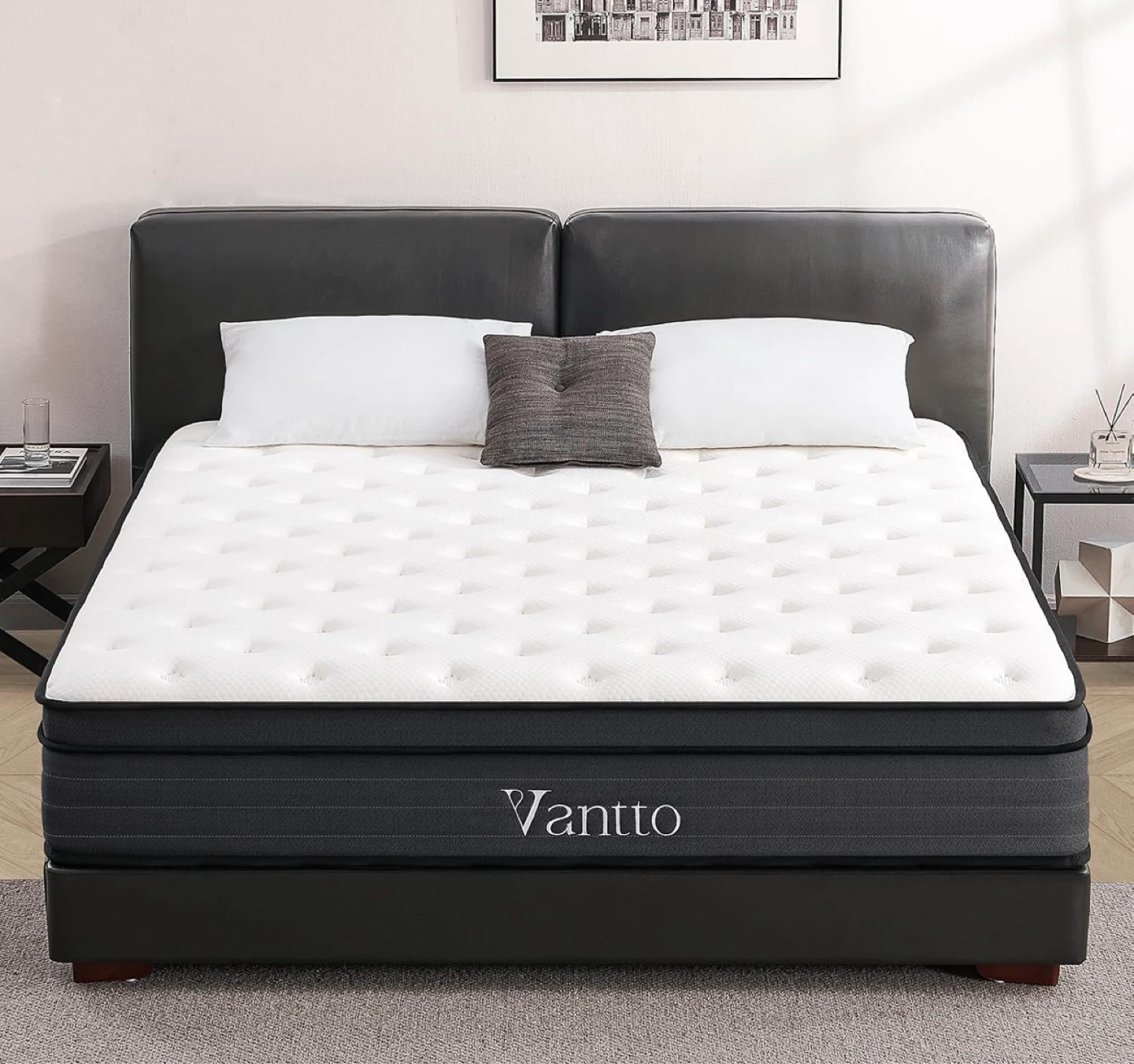 Vantto Queen Mattress – 12 Inch Hybrid Memory Foam – $150 - photo 2