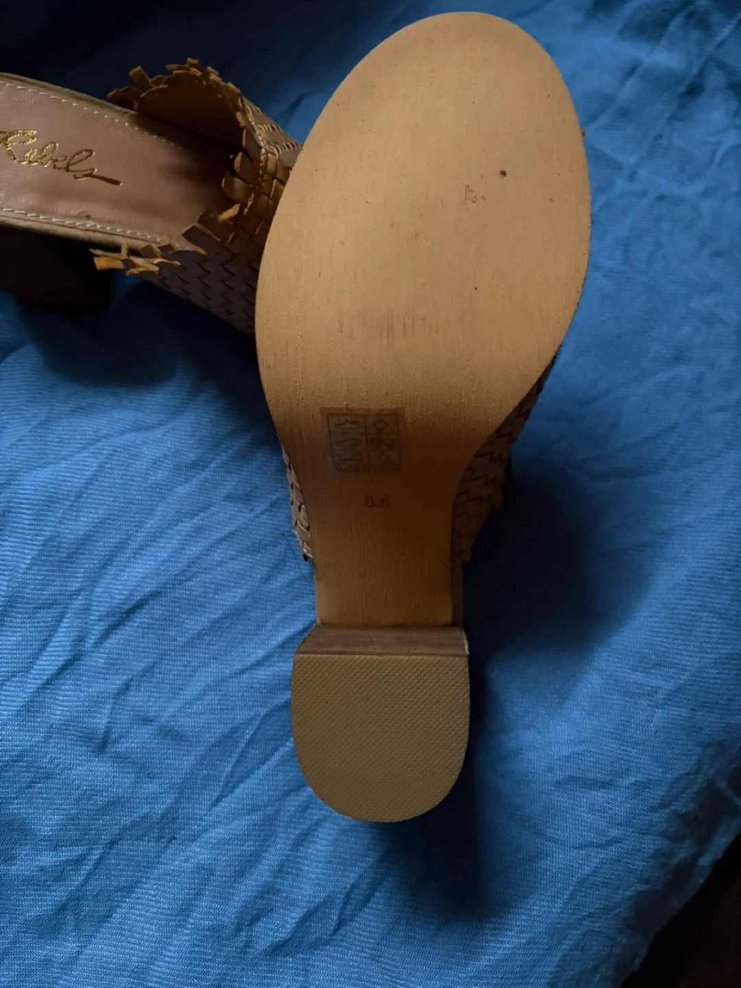 Rebel Women's Woven Mule Heels Size 8.5 - photo 5