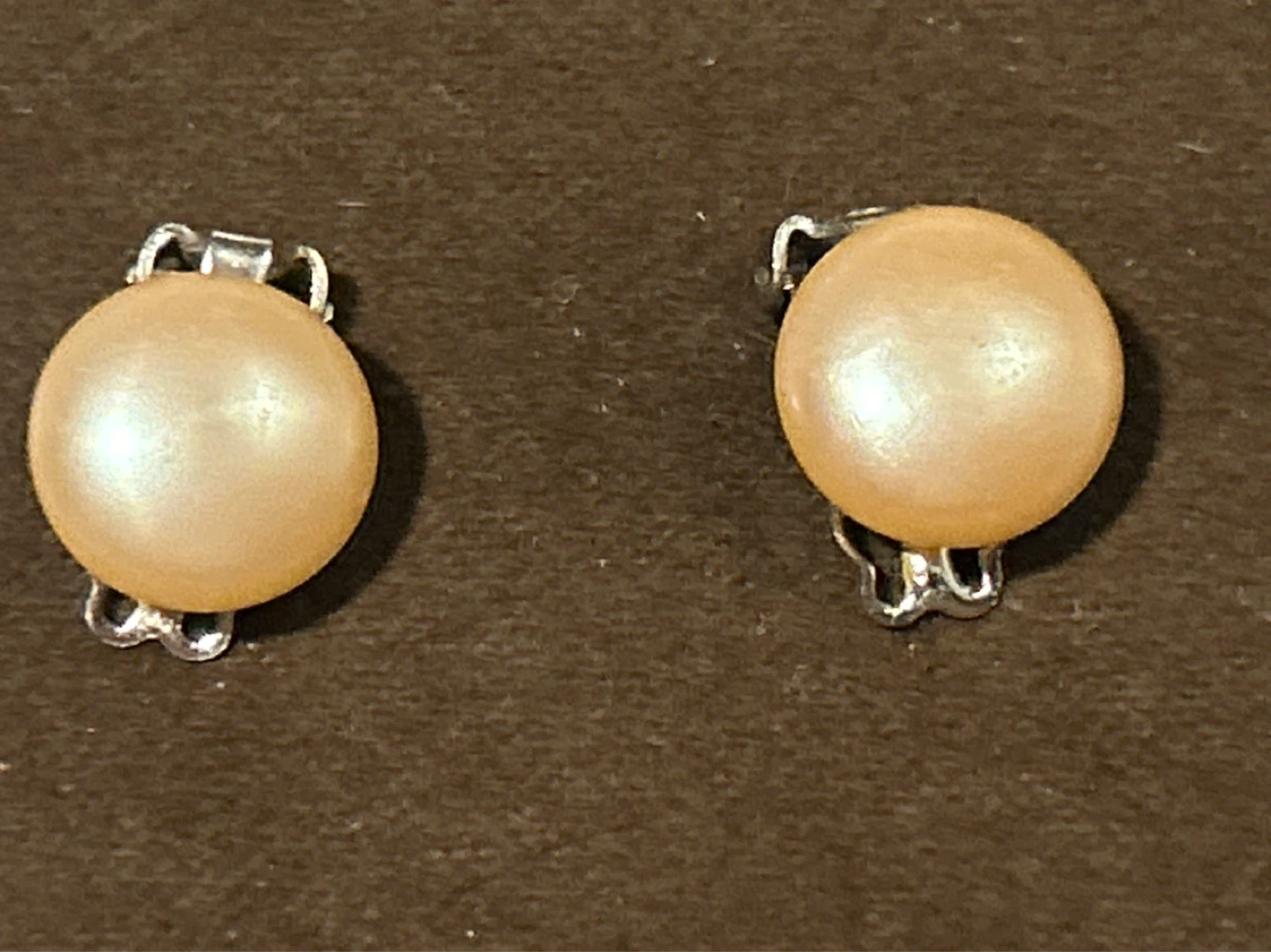 Clip-on Pearl Earrings