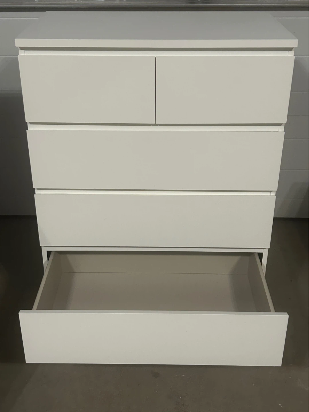 IKEA MALM white dresser 6 drawers - photo 5