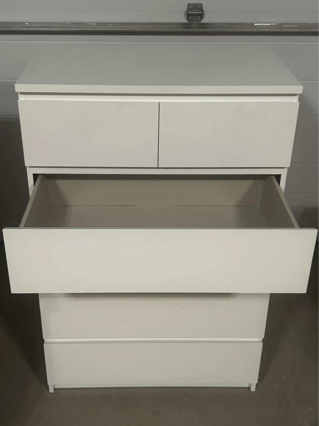 IKEA MALM white dresser 6 drawers - photo 3