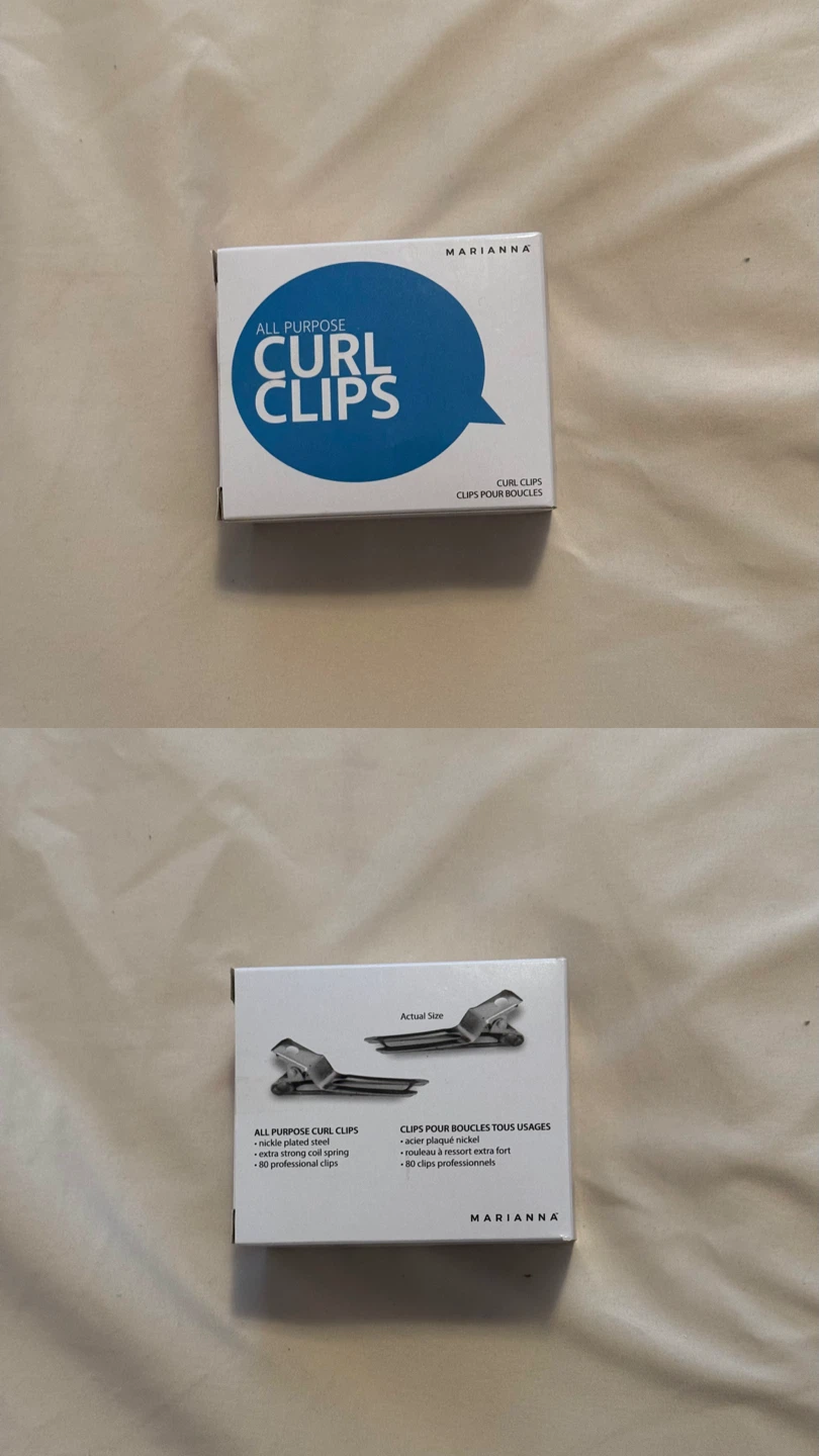 MARIANNA All Purpose Curl Clips - 80 Professional Clips