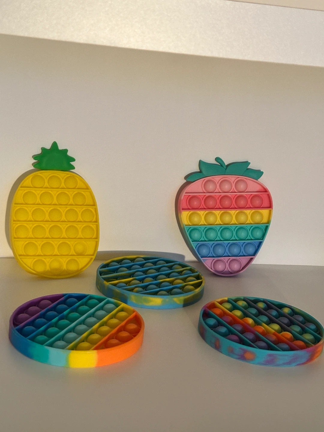 Ensemble de 5 jouets Pop It