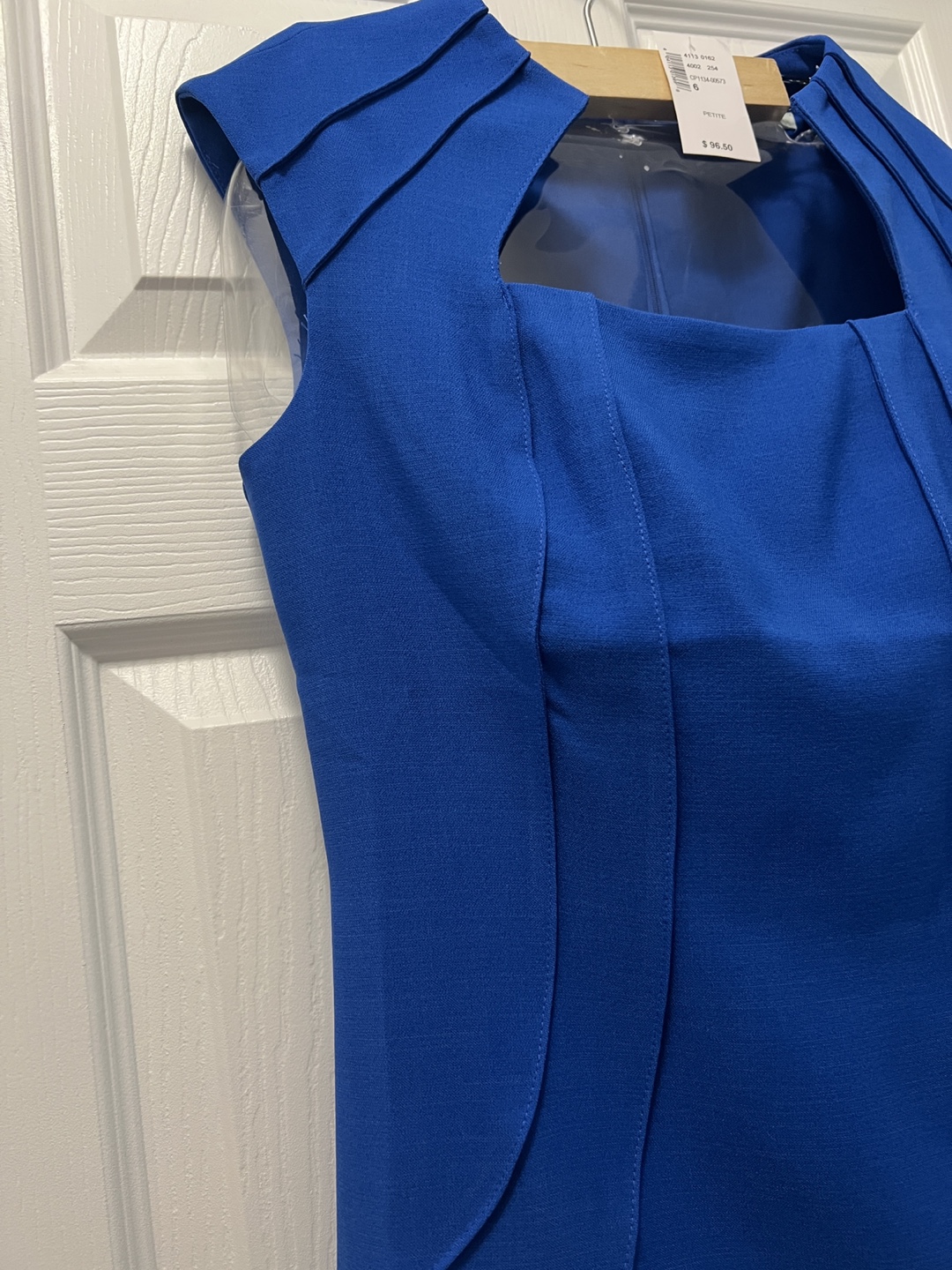 Brand new Blue Sleeveless Sheath Dress - photo 3