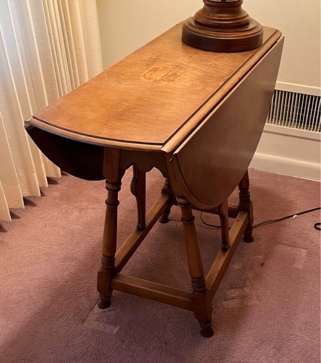 Vintage Drop Leaf Side Table