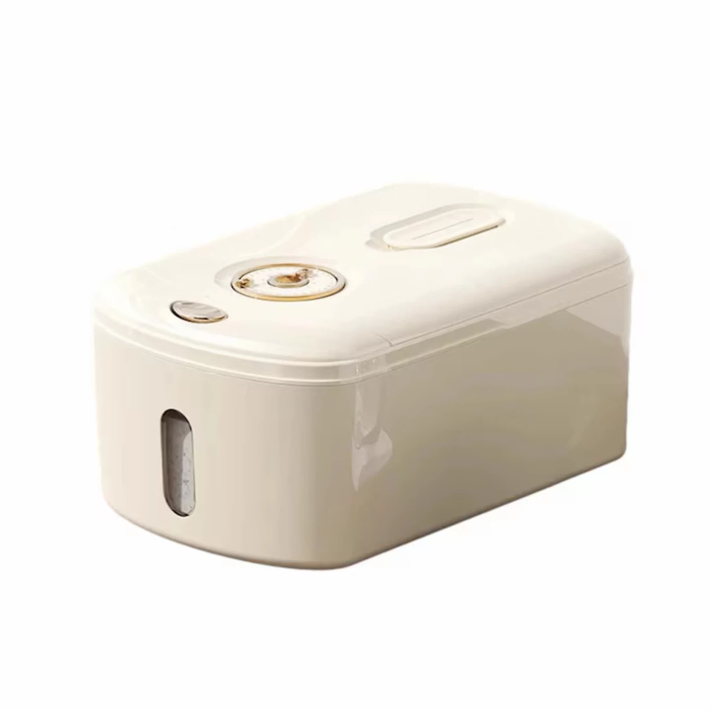Large Rice Dispenser Container - Cream