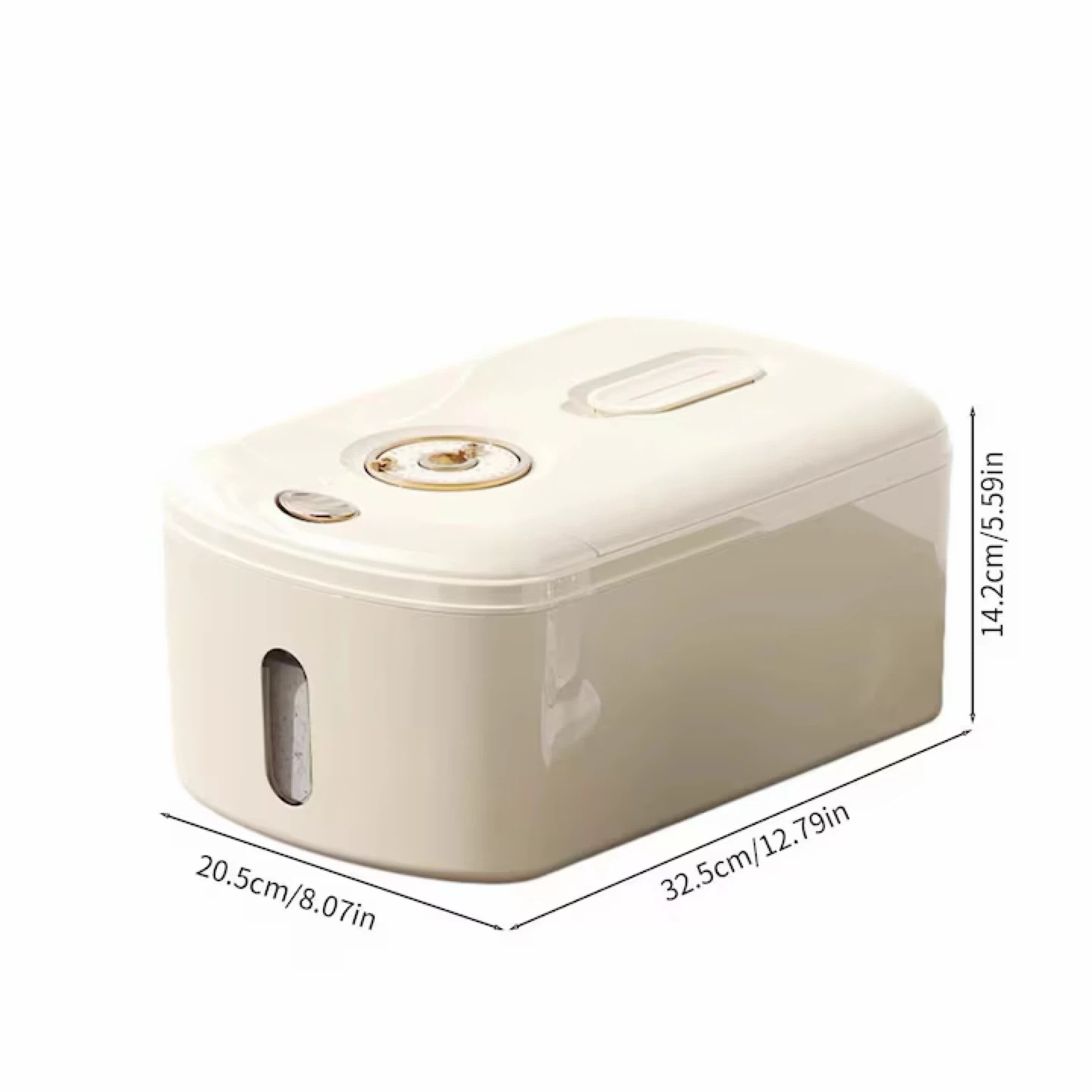 Large Rice Dispenser Container - Cream - photo 3