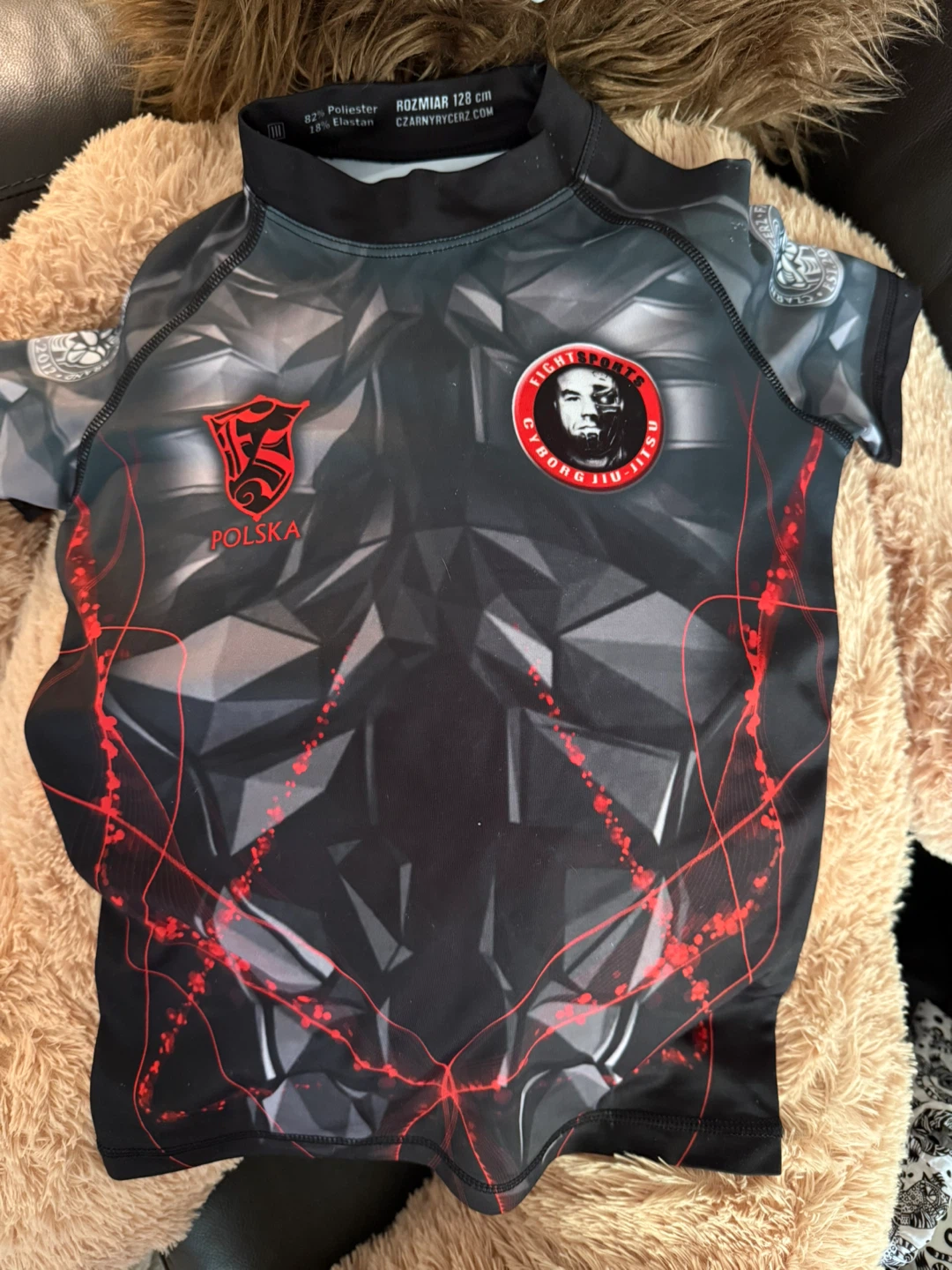 Fight Sports Jiu-Jitsu Rashguard Size 128cm