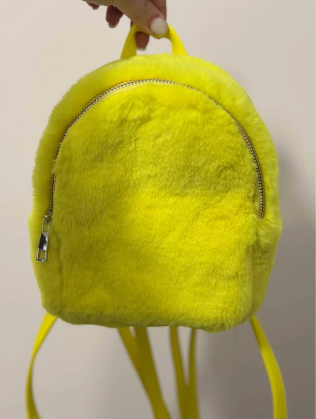 Fuzzy backpack