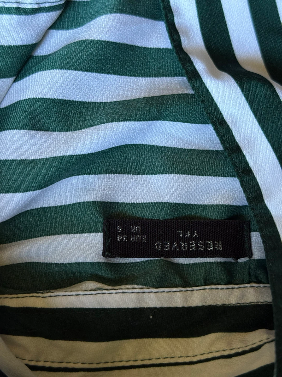 RESERVED Green & White Shirt - photo 2