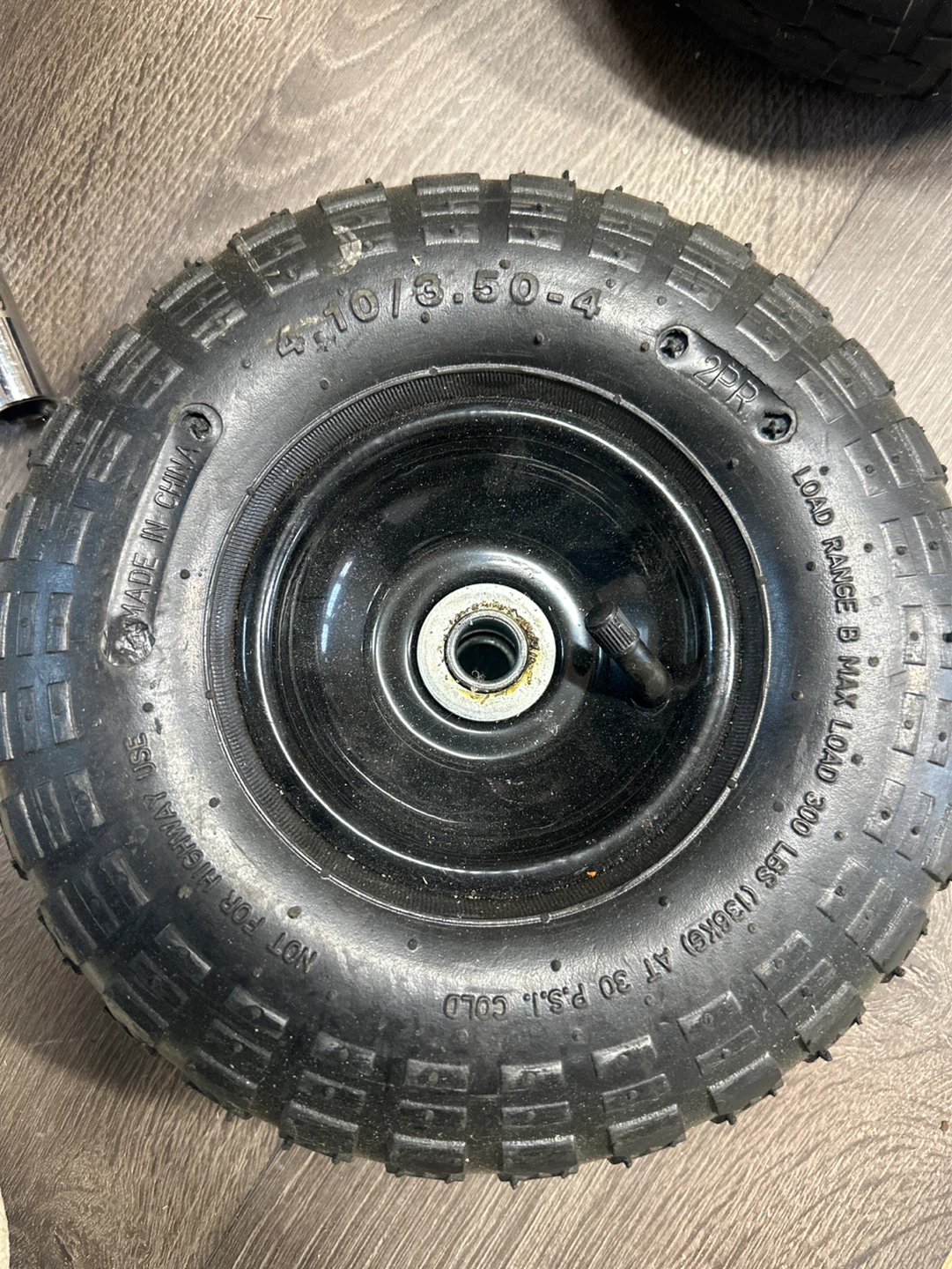 Set of 2 Replacement Wheels for Garden Carts/Dollies