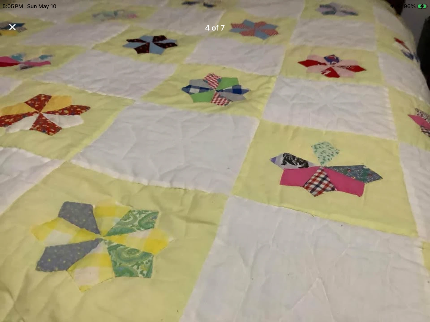 Vintage Hand Crafted Quilt 🐞 - photo 4