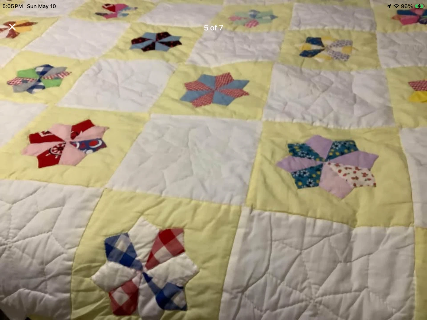 Vintage Hand Crafted Quilt 🐞 - photo 5