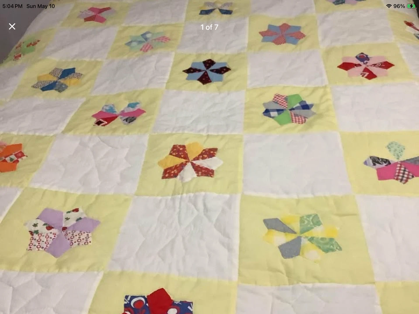 Vintage Hand Crafted Quilt 🐞