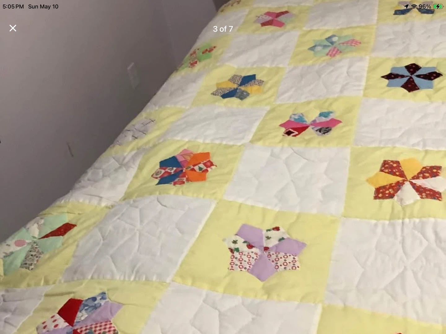 Vintage Hand Crafted Quilt 🐞 - photo 3