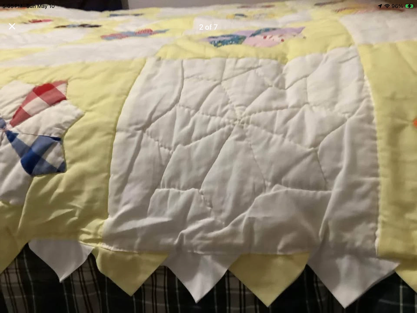 Vintage Hand Crafted Quilt 🐞 - photo 2