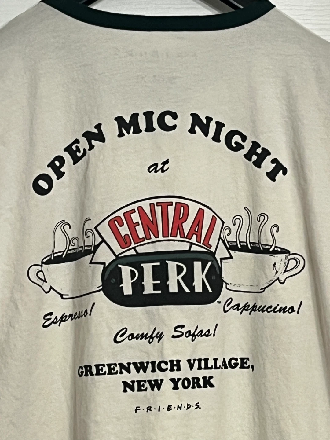 Friends Central Perk XL Ringer T-Shirt