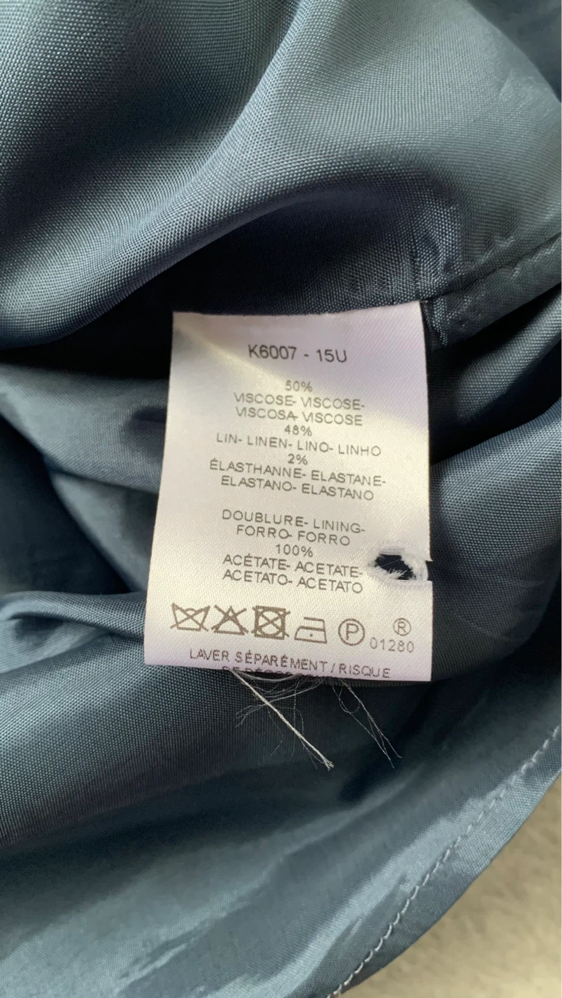 CAROLL Paris 45% Linen Blend Skirt Size 8 (Euro 44) - photo 4