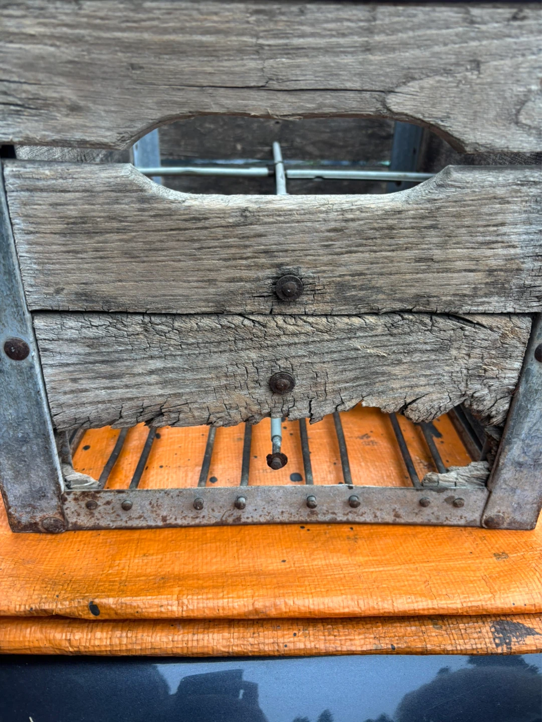 Vintage Wooden Crate - photo 2