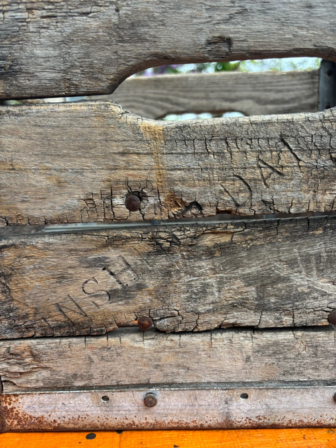 Vintage Wooden Crate - photo 5