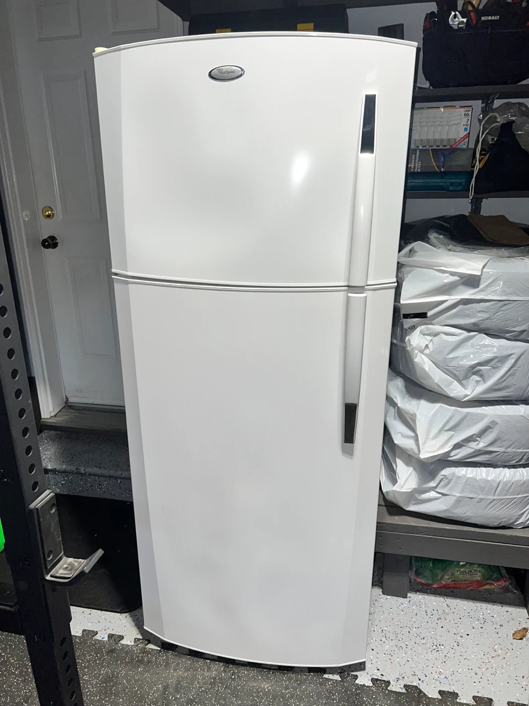 White Whirlpool Refrigerator
