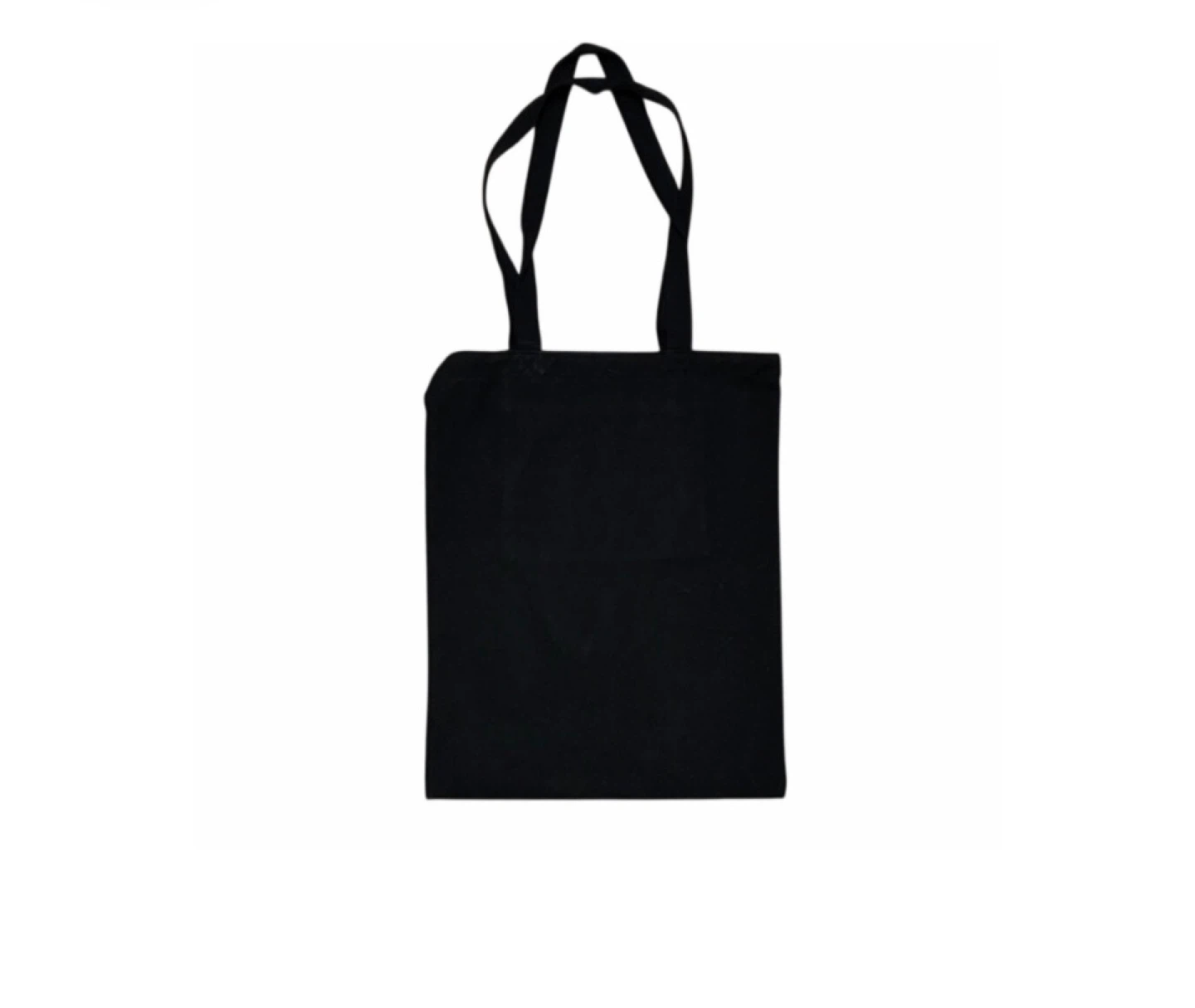 Black Tote Bag with Unique Artwork - photo 3