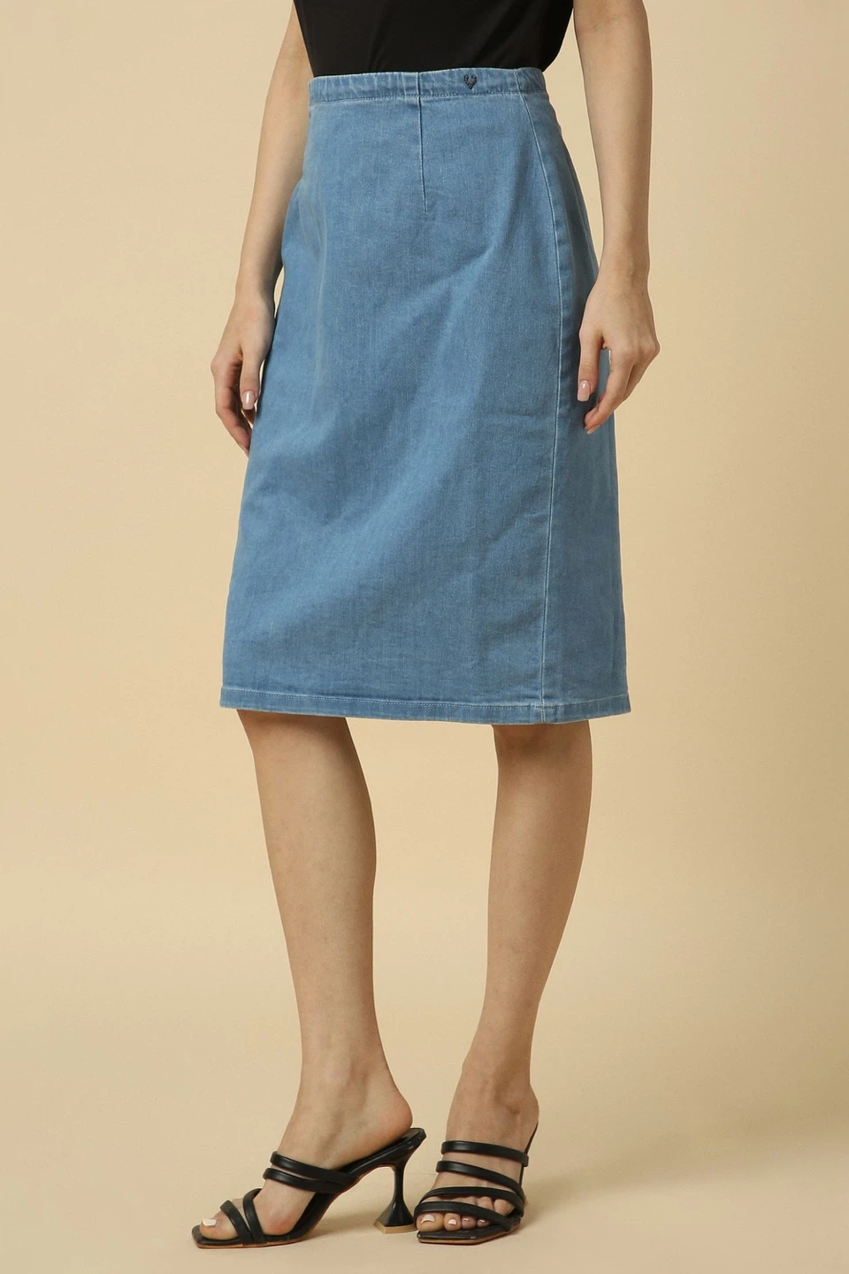 Allen Solly Women's Denim Pencil Skirt - 26- new with tags - photo 3