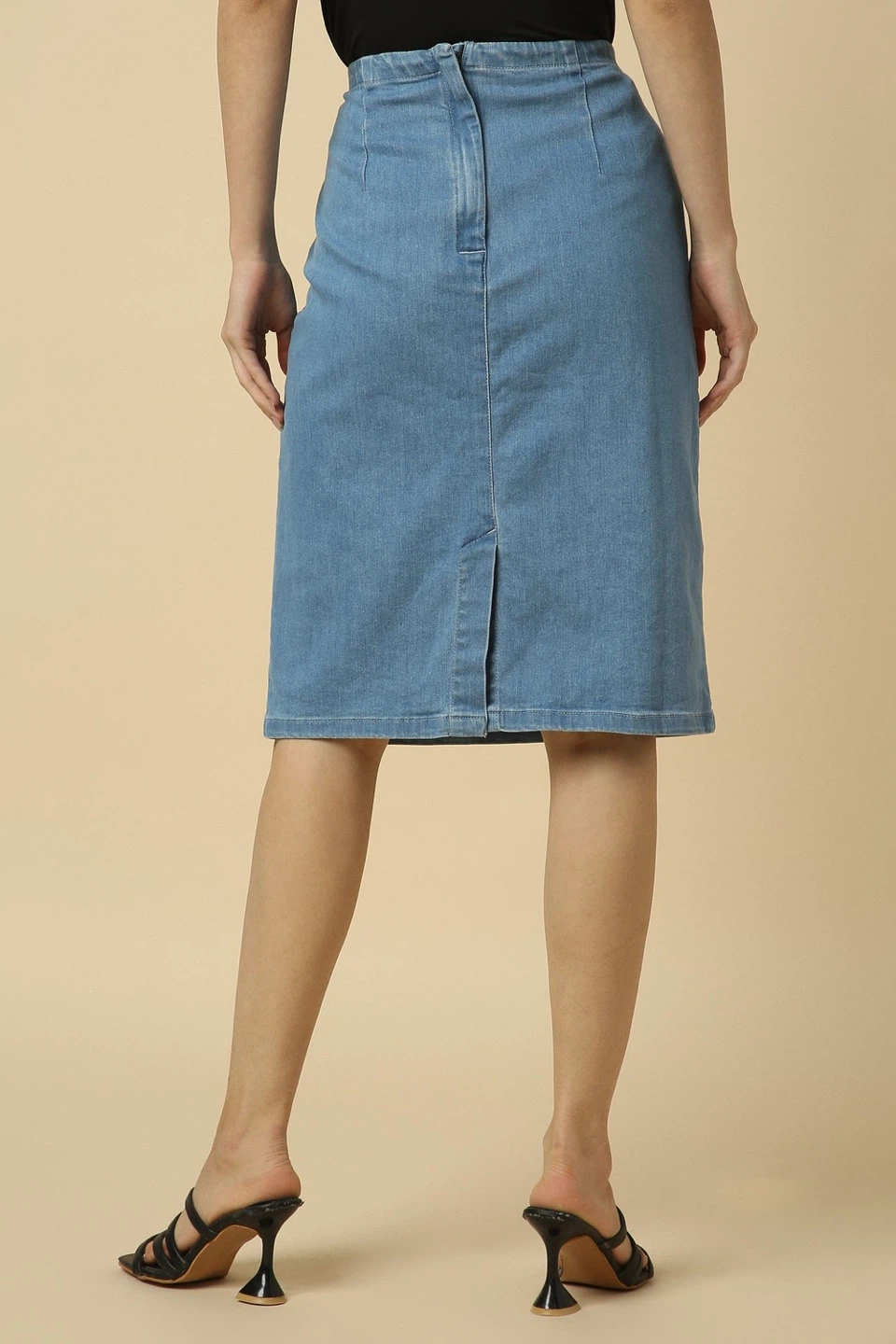 Allen Solly Women's Denim Pencil Skirt - 26- new with tags - photo 2