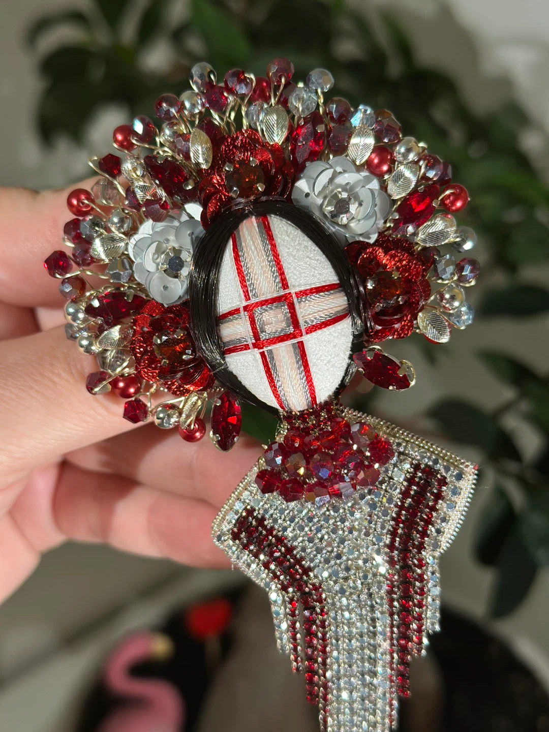 Handmade  Brooch “Motanka” - photo 3