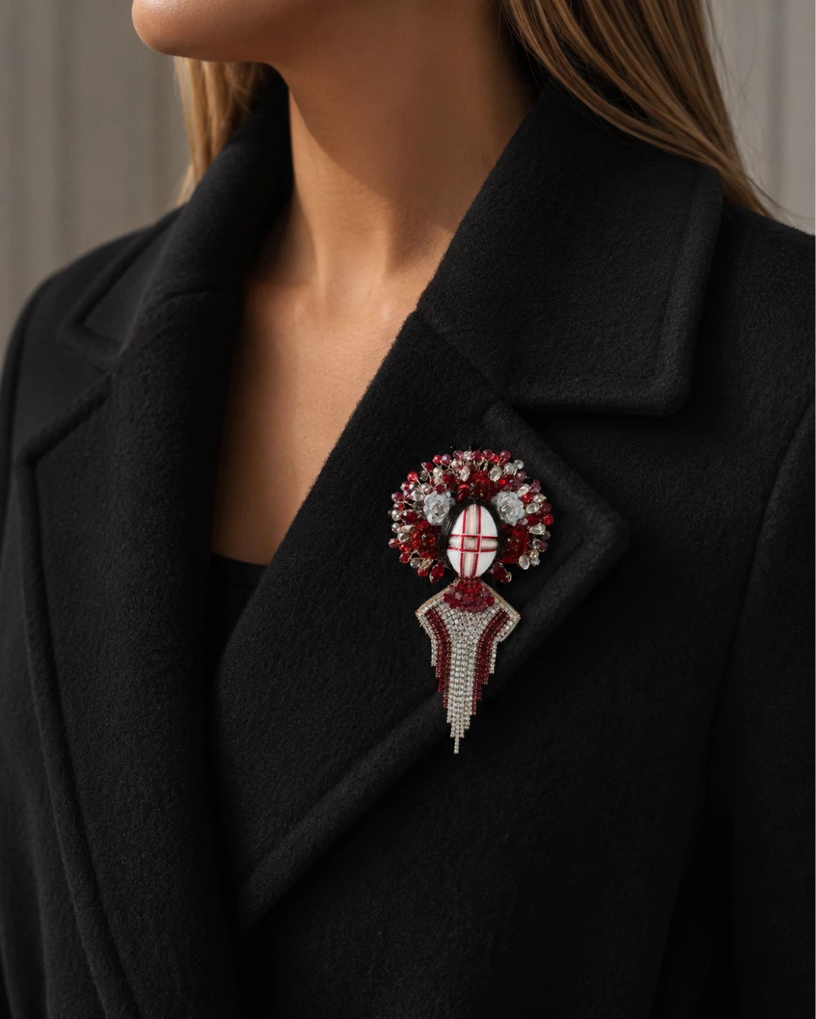 Handmade  Brooch “Motanka” - photo 5